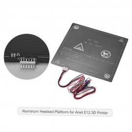 12V 3D Printer Hot Bed Heating Platform Heatbed Aluminum 300 * 300 * 3mm with Hot-bed Wire Cord for Anet E12 3D Printer Upgrade Suppliers(1pcs)