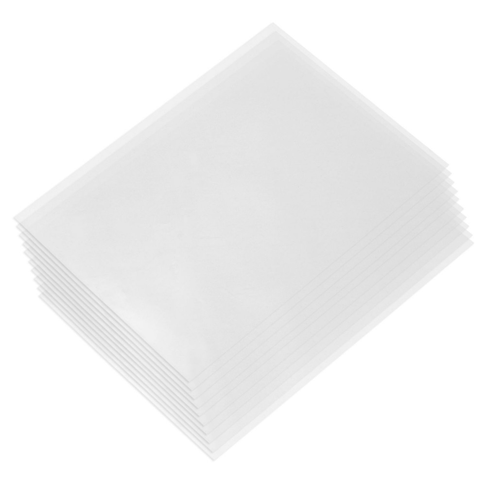 FEP Film Transparent Release Film Sheet 280*200mm Thickness 0.1mm High Transmittance Strength Compatible with Wanhao D8 D7 DLP Photon SLA UV Resin 3D Printer, 10pcs