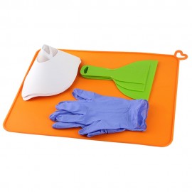 3D Printer Resin Cleaning Kit 2/4/6 Inch Removal Shovel Paper Funnel Slicone Slap Mat Glove for DLP SLA LCD 3D Printer