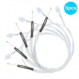 5pcs NTC 3950 Thermistor Sensor 100K Ohm with 0.5 Meter Wiring Cable and Pin Head Compatible with Anet ET4 ET4X ET4PRO 3D Printer