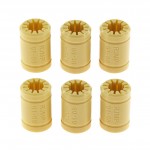 6pcs LM8UU RJMP-01-08 Solid Polymer Bearing 8mm Shaft Plastic Linear Bearing for 3D Printers