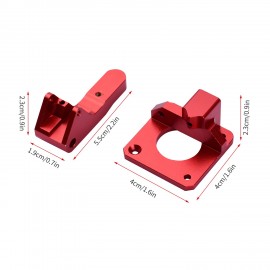 CR10 PRO All Metal Extruder Aluminum Alloy Extruder Block Compatible with Ender-3/Ender-3 Pro/CR-10/CR-10S Pro 3D Printer with 42 Stepper Motor