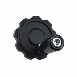 3D Printer Parts Black Aluminum Alloy Hand Wheel 62mm Diameter with Bakelite Handle Machine Tool for T8 Lead Screw