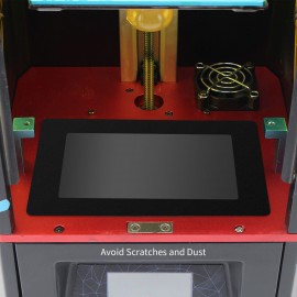 Black LCD Gasket 6.5 x 4.1in Protection from Resin Spill with Non-dust Cloths Compatible with Wanhao D7 Anycubic Photon Photon-S 5.5 Inch LCD Resin 3D Printer