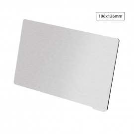 Flexiable Build Plate Surface Spring Steel Platform Removal Spring Steel Sheet with Magnetic Base for SLA/DLP Resin Printing Elegoo Saturn 3D Printers 196x126mm