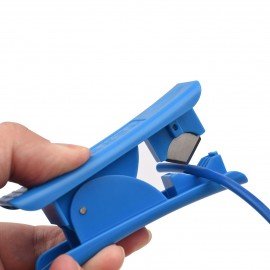 3D Printer Kit PTFE Tubing Hose Pipe 40cm for 1.75mm Filament with PTFE Tube Cutter 2pcs PC4-M6 Pneumatic Fittings 2pcs PC4-M10 Pneumatic Fittings Blue