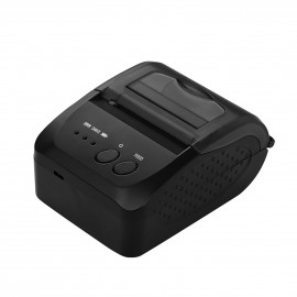 5809DD Portable Mini Direct Thermal Printer Wireless Thermal POS Receipt Printer with 2000mAh   Rechargeable Lithium Battery USB/BT Mobile Printer EU Plug（100-240V）