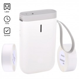 Label Maker Machine Portable Thermal Label Printer Handheld Name Price Sticker Printer Pocket Size BT Wireless Connection with APP 2 Roll Thermal Paper for Home Office Supermarket Store