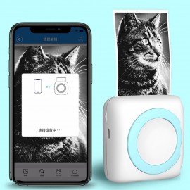 USB 300DPI Portable Label Maker Machine Handheld BT Sticker Label Printer Qr Code Sticker Barcode Printers Study Printer