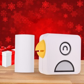 L1 Pocket Thermal Photo Printer 200dpi Portable BT Wireless Receipt Label Sticker Maker for Work Plan Memo Study Notes Lists Journal Printing Compatible with Android iOS Smartphone