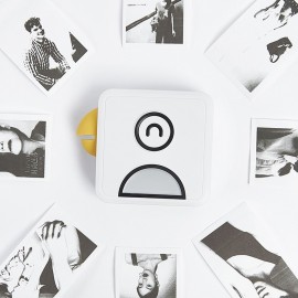 L1 Pocket Thermal Photo Printer 200dpi Portable BT Wireless Receipt Label Sticker Maker for Work Plan Memo Study Notes Lists Journal Printing Compatible with Android iOS Smartphone