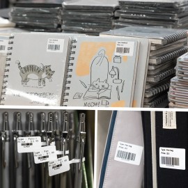 Portable Label Printer Wireless Thermal Printer 203dpi 6/12/14/15mm Label Width BT Connection with APP Support Multiple Languages with 3 Roll Label Paper for Home Office Organization Jewelry Cable Wire