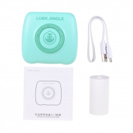 Pocket Printer BT Wireless Photo Printer Portable Thermal Printer 203dpi for Photo Picture Receipt Memo Note Sticker Label List Support 10 Languages Compatible with Android iOS