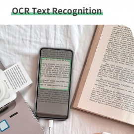 A6 Mini Pocket Printer HD 304DPI Wireless BT Thermal Printer Picture Photo Label Memo Notes Journal Receipt Paper Instant Printer Sticker AR Photo Function Inkless Printing Compatible with Android iOS Smartphone Windows