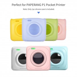 Original PAPERANG Soft Silicone Case Protective Cover Case Waterproof Anti-Dust Anti-Scratch for PAPERANG P1 Pocket Printer BT Wireless Thermal Printer