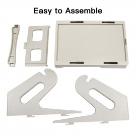 Shipping Label Holder for Rolls and Fan-fold Stack Labels Paper Holder Bracket Stand Work with Desktop Thermal Shipping Label Printer