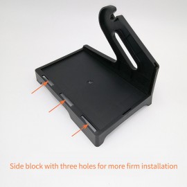 Label Holder for Desktop Thermal Label Printer Rolls and Fanfold Labels Shipping Package Sticker Dispenser Detachable for Delivery Supermarket Retail Store