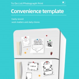 X5 Thermal Photo Printer Pocket Label Maker 200dpi Wireless Receipt Printer for Work Plan Memo Study Notes Lists Journal Printing Compatible with Android iOS Smartphone