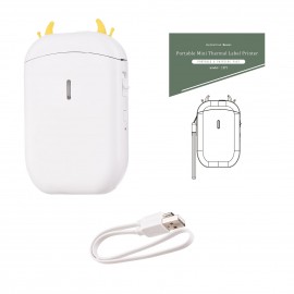 Label Maker Machine Mini Pocket Thermal Label Printer All in One BT Connect 203DPI Prince Tag DIY Date Journal Study Sticker Labeling Machine Compatible with iOS Android for Retail Store Home & Office Organization