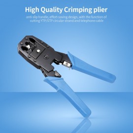 12 pcs LAN Tester Crimping plier Set Cable Tester LAN Network Repair Tool Kit Wire Stripper/Crimper