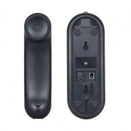 Portable Corded Telephone Phone Pause/ Redial/ Flash Wall Mountable Base Handset for House Home Call Center Office Company Hotel