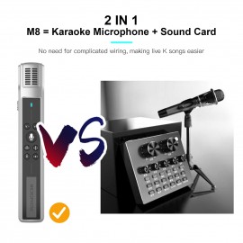 USB Microphone Condenser Computer PC Mic with Tripod Stand Multiple Sound Pickup Modes for Meeting Streaming Podcasting Vocal Recording Video Calling Compatible with Windows OS Vista