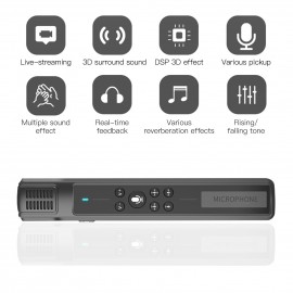 USB Microphone Condenser Computer PC Mic with Tripod Stand Multiple Sound Pickup Modes for Meeting Streaming Podcasting Vocal Recording Video Calling Compatible with Windows OS Vista