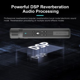 USB Microphone Condenser Computer PC Mic with Tripod Stand Multiple Sound Pickup Modes for Meeting Streaming Podcasting Vocal Recording Video Calling Compatible with Windows OS Vista