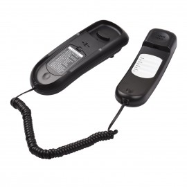 Corded Phone Desk Landline Fixed Telephone Wall Mount Support Redial/Pause/16 Digit LCD Display for Home Office Company Hotel Cafe Bar Restaurant