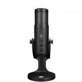 USB Microphone Computer PC Mic Heart-shape directional Condenser Conferencer with Stand Plug and Play Dynamic RGB Lighting Compatible with Windows MacOS for Meeting Streaming Singing Recording Podcasting Gaming