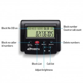 Call Blocker for Landline Phones Telephone 2000 Caller ID Box Blocking One Touch Number Block Device Block Unwanted Robocalls and Nuisance Calls