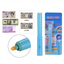 Multi-function UV Light Money Counterfeit  Detector Pen Mini Banknote Tester Pen Currency Cash Checker Money Fake Dollar Marker for US Dollar Euro Pound Yen Korean Won