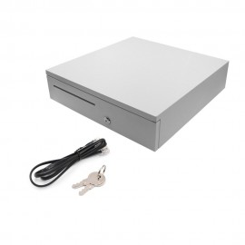 POS Cash Register Drawers Cashbox Five-Grid Three-Gear RJ11 Interface Cash Drawer with Money Tray and Lock Movable Coin Tray Smart POS System