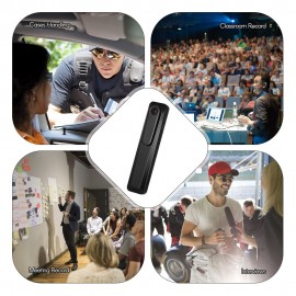 Mini Camera Pocket Cam Wearable Video Recorder Camcorder Support HD 1080P/720P Loop Shooting Photo Taking for Lectures Classes Meetings Interviews