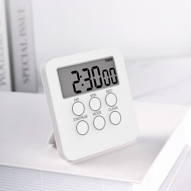 Digital Timer Clock Magnetic Cooking Countdown Alarm 24 Hours with LCD Screen Mute Mode for Studying Sports Office Classroom Library