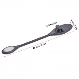 Rechargeable Book Light Clip-on Reading Light Eye-Care LED Light 3 Color Temperature Stepless Dimming with Magnet for Bookworms Kids