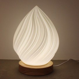 Night Light Desktop Decor Basketball Shape Night Lamp Table Lamp with Wood Base 16 Light Colors Remote Control USB Power Supply for Office Home Bedrooms Living Room Reading Studying Christmas Gift