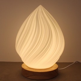 Night Light Desktop Decor Basketball Shape Night Lamp Table Lamp with Wood Base 16 Light Colors Remote Control USB Power Supply for Office Home Bedrooms Living Room Reading Studying Christmas Gift