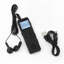 32GB Digital Voice Recorder Voice Activated Recorder Noise Reduction Dictaphone MP3 Player HD Recording 10h Continuous Recording Line-In Function for Meeting Lecture Interview Class MP3 Record