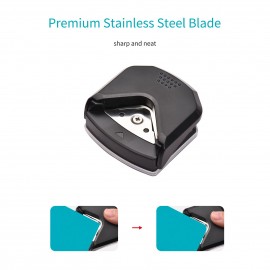 Corner Rounder Punch R4 Mini Portable Round Corner Trimmer Cutter 4mm for Card Craft Scrapbook Wrapping Paper Sticker Photo Laminate DIY Projects