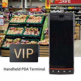 Handheld POS Receipt Printer Android 9.0 PDA Terminal 1D/2D/QR Barcode Scanner Support Global Position System 4G WiFi BT Communication with 5.5 Inch Touchscreen Label Printing for Supermarket Restaurant Warehouse Retail Inventory Logistics